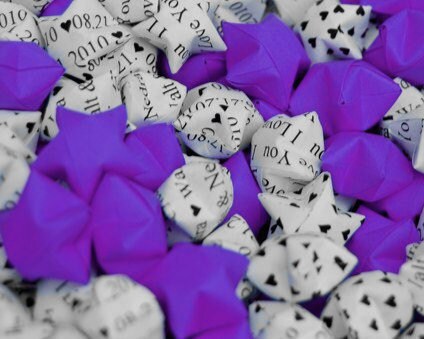 200 Custom Origami Lucky Stars