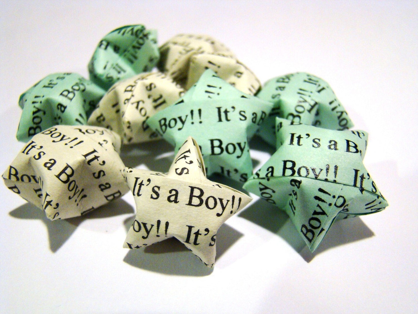 100 Origami Lucky Stars – It’s a Boy