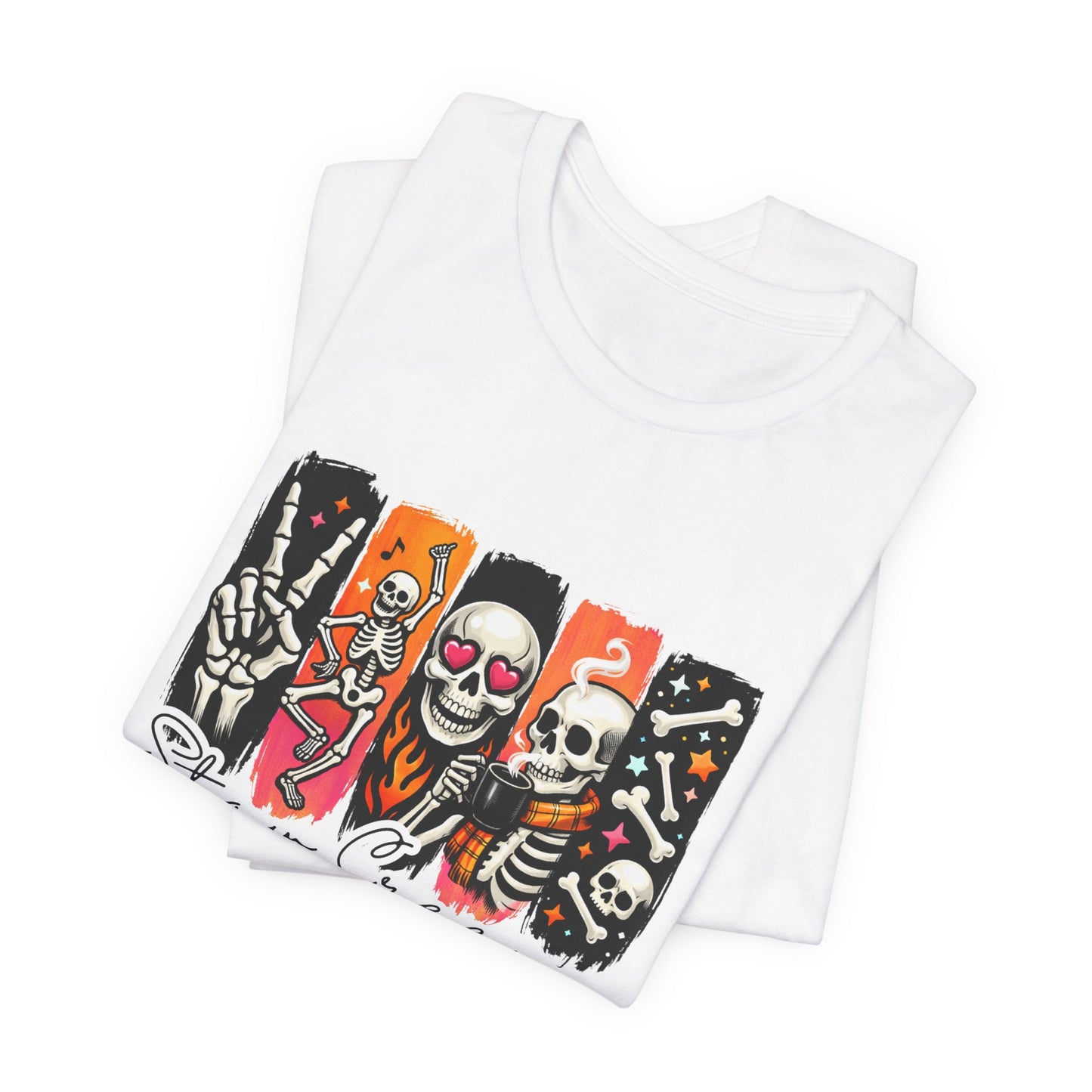 Stay Creepy Skull Quartet Tee | Halloween Skeleton Graphic
