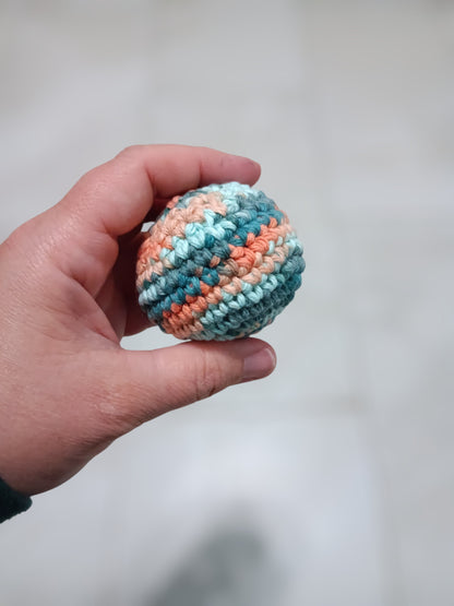 Handmade Crochet Foot Bag – Juggling Ball & Fidget Toy