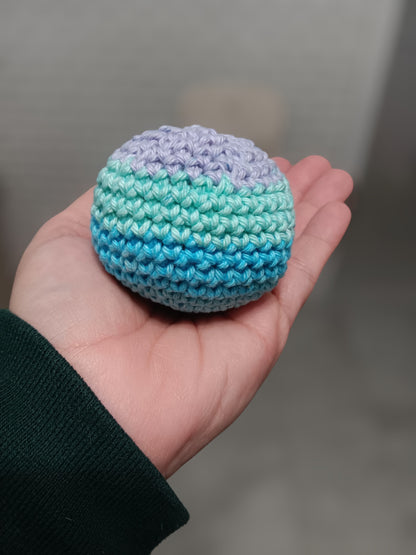 Handmade Crochet Foot Bag – Juggling Ball & Fidget Toy
